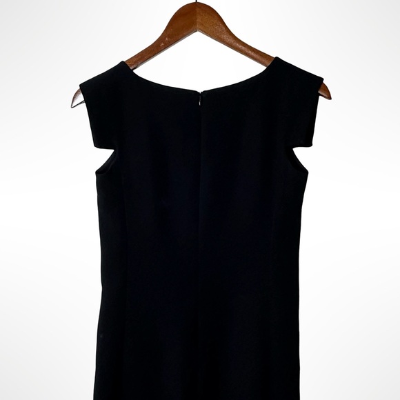 MM LaFleur The Sarah Dress Black Minimalist Sheath Size 0 Workwear Career Office - Picture 10 of 14